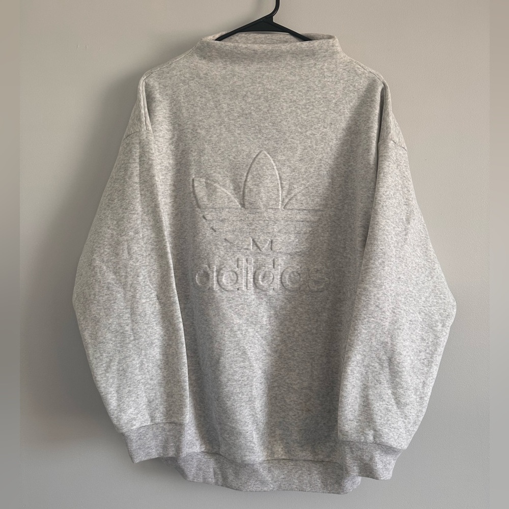 Adidas mock neck sweatshirt